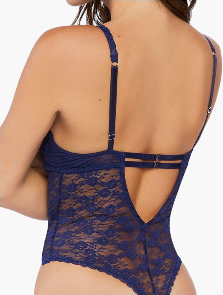 Navy lace bodysuit shop